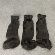 Load image into Gallery viewer, Egg Curly Double Drawn Hair 3Bundles With 4x4 Lace Closure
