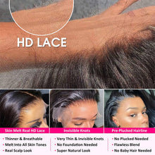 Load image into Gallery viewer, 13x6 HD Lace Frontal Wigs Human Hair Body Wave Pre-plucked with Baby Hair

