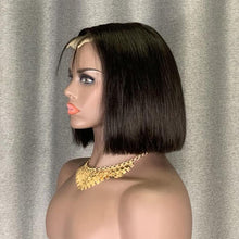 Load image into Gallery viewer, Kim K Wig Deep Part 2x6 Double Drawn Bone Straight Hair
