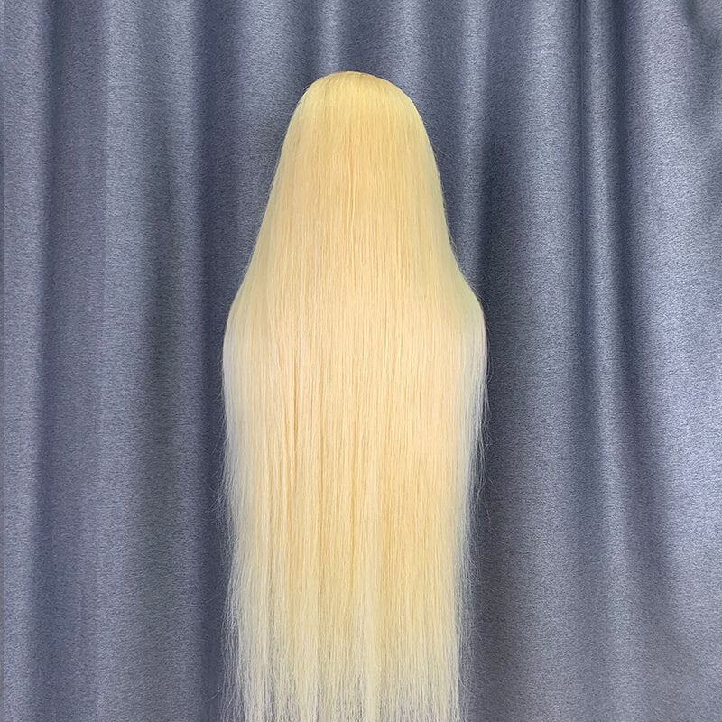 36 Inch 613 Blonde Human Hair 13x4 HD Lace Frontal Wig | Custom Wig