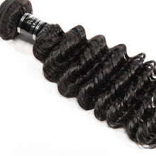 Load image into Gallery viewer, Deep Wave Virgin Hair 4 Bundles With 4x4 Closure
