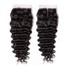 Load image into Gallery viewer, Deep Wave Virgin Hair 4 Bundles With 4x4 Closure
