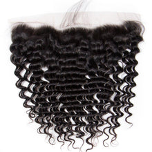 Load image into Gallery viewer, Deep Wave Virgin Hair 4 Bundles With 13x4 Frontal
