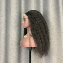 Load image into Gallery viewer, Unprocessed Raw Hair Wig Kinky Straight 6x6 Lace Closure Wig Top Grade Hair Wig
