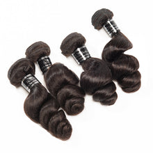 Load image into Gallery viewer, Brazilian Virgin Hair Loose Wave 4 Bundles Pack
