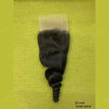 Load image into Gallery viewer, Loose Wave 13x6 Transparent Lace Frontal Long Last 100% Human Hair
