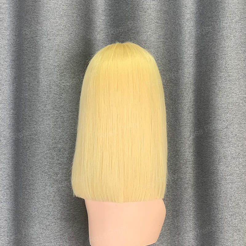 Blonde Bob Wig 13x6 Lace Front Wig 613 Hair Short Bob Wig
