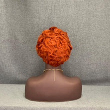 Load image into Gallery viewer, lace front pixie wig ginger
