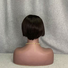 Load image into Gallery viewer, short cut pixie wig black
