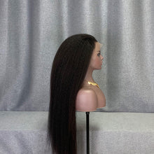 Load image into Gallery viewer, Flawlessly Natural: Kinky Straight HD Lace Wig for Effortlessly Chic Style
