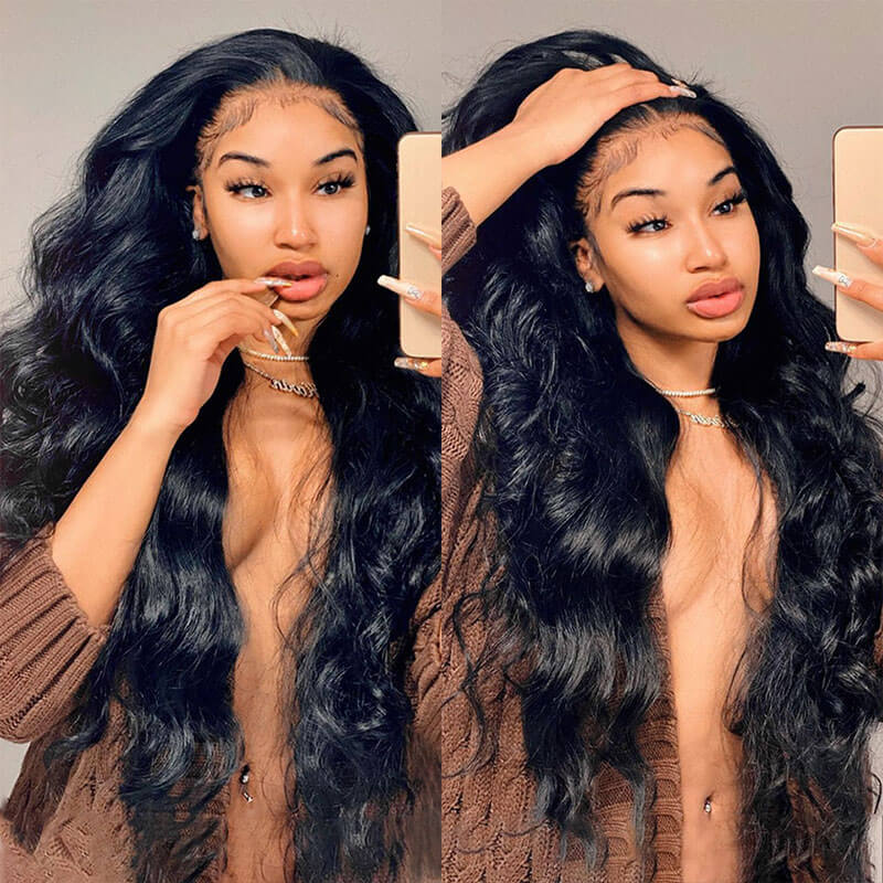 13×6 Lace Front Wig Body Wave Virgin Hair | Pre-made Wig