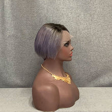 Load image into Gallery viewer, ombre gray pixie wig
