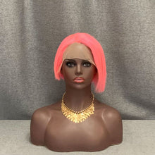 Load image into Gallery viewer, 13x1 lace wig pink
