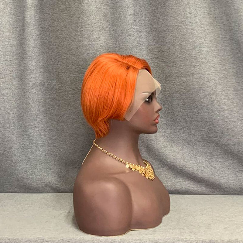 straight ginger wig