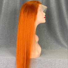 Load image into Gallery viewer, Ginger Lace Wig Human Hair 13x4 Transparent Lace Front
