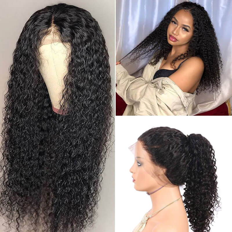 Curly Wave 360 Lace Wigs Use 100% Human Hair