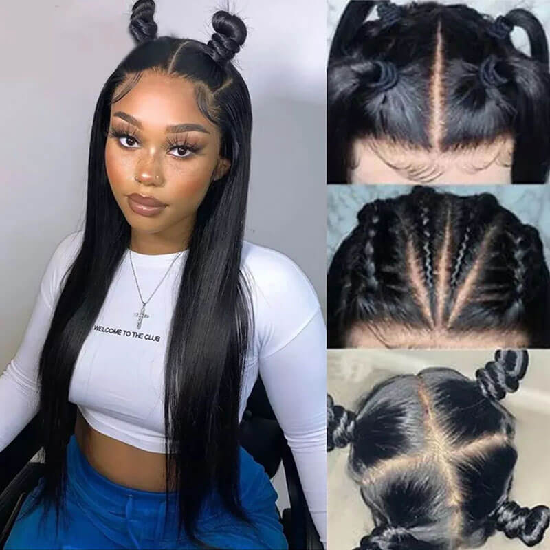 Full Lace Wig Pre Plucked With Baby Hair 100% Human Hair Wig