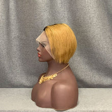 Load image into Gallery viewer, Human Hair T-Part Lace Pixie Wig
