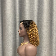 Load image into Gallery viewer, 1b/30 Bob Wig Water Wave 4x4 Lace Closure Wig
