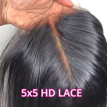 Load image into Gallery viewer, 5×5 Straight Hair HD Lace Closure - Ross Pretty Hair Official

