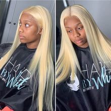 Load image into Gallery viewer, 613 Blonde Straight Human Hair 13x4 Lace Frontal Wig
