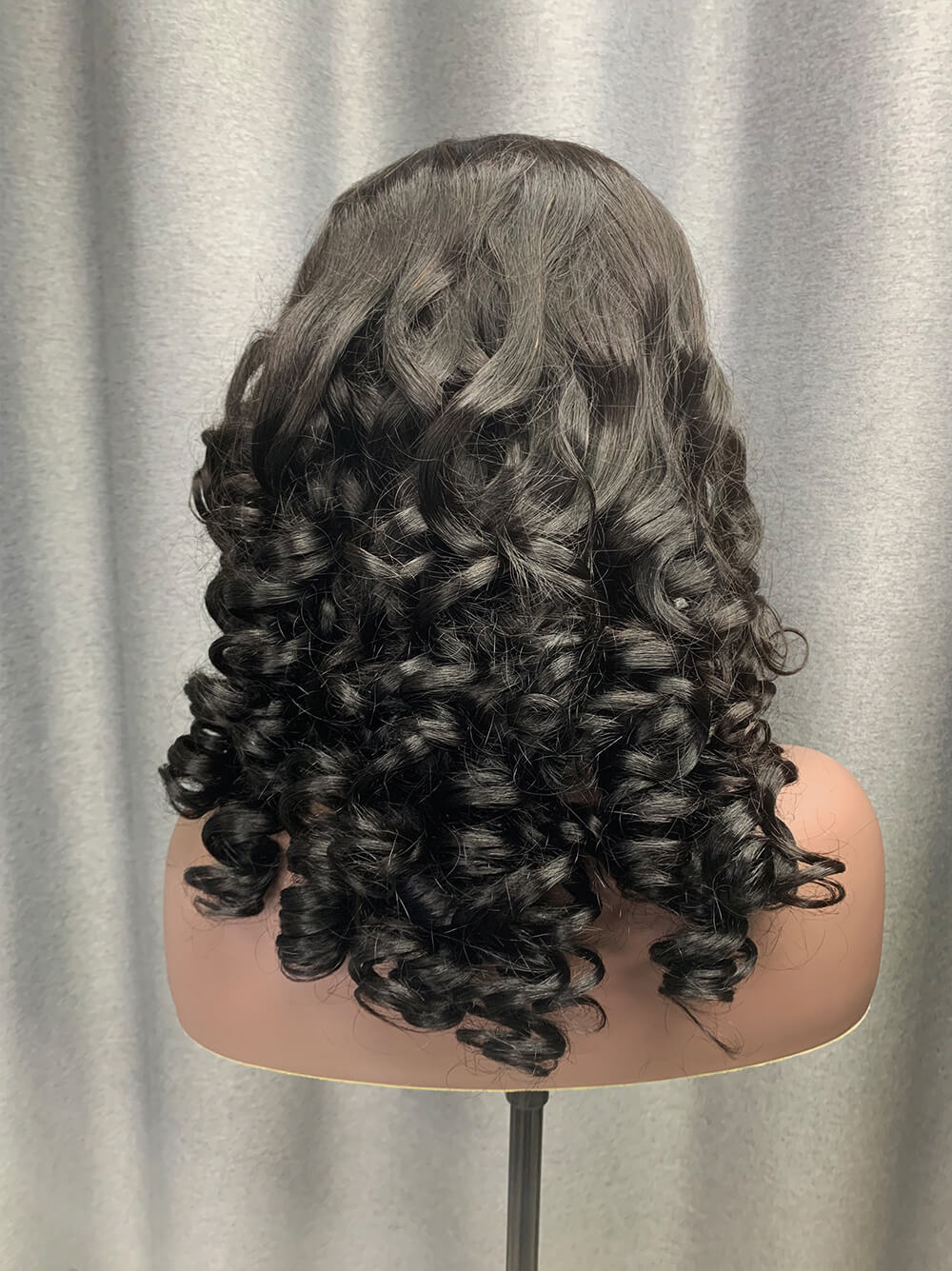 #1b Natural Black Loose Wave Wig 13x4 Lace Front Wig Virgin Human Hair