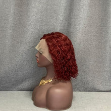 Load image into Gallery viewer, Burgundy 99j Water Wave Wig C Lace Side Part Wig
