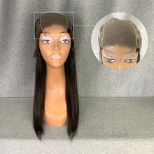 Load image into Gallery viewer, Straight 4×4 Transparent Lace Closure Wig Soft Human Hair
