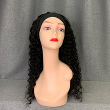Load image into Gallery viewer, Glueless Wig Jerry Curly High Density 200% Full Head Wig Headband Hair Wig
