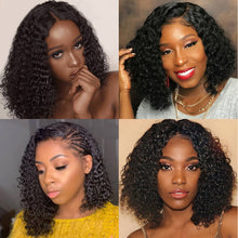 Load image into Gallery viewer, Kinky Curly Short Wig 13X4 Lace Frontal Wigs Bob Wig
