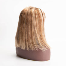 Load image into Gallery viewer, T Lace Bob Straight Hair 6/6/613 Color Middle Part Wig Human Hair Wig
