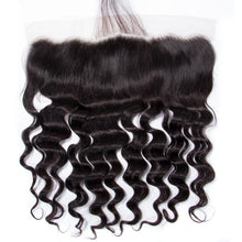 Load image into Gallery viewer, Brazilian 4 Bundles With 13X4 Frontal Loose Deep Human Hair - Ross Pretty Hair Official
