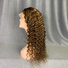 Load image into Gallery viewer, Highlight Wig 180% Density Deep Wave Human Hair Wig
