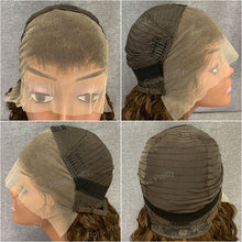 Load image into Gallery viewer, #30 Brown Wig 13x4 Lace Front Bob Wig Water Wave 12 Inch
