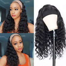 Load image into Gallery viewer, Headband Wig Loose Deep Wave Human Hair Gluless Wig - Ross Pretty Hair Official
