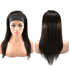 Load image into Gallery viewer, Headband Wig Straight Human Hair Wigs - Ross Pretty Hair
