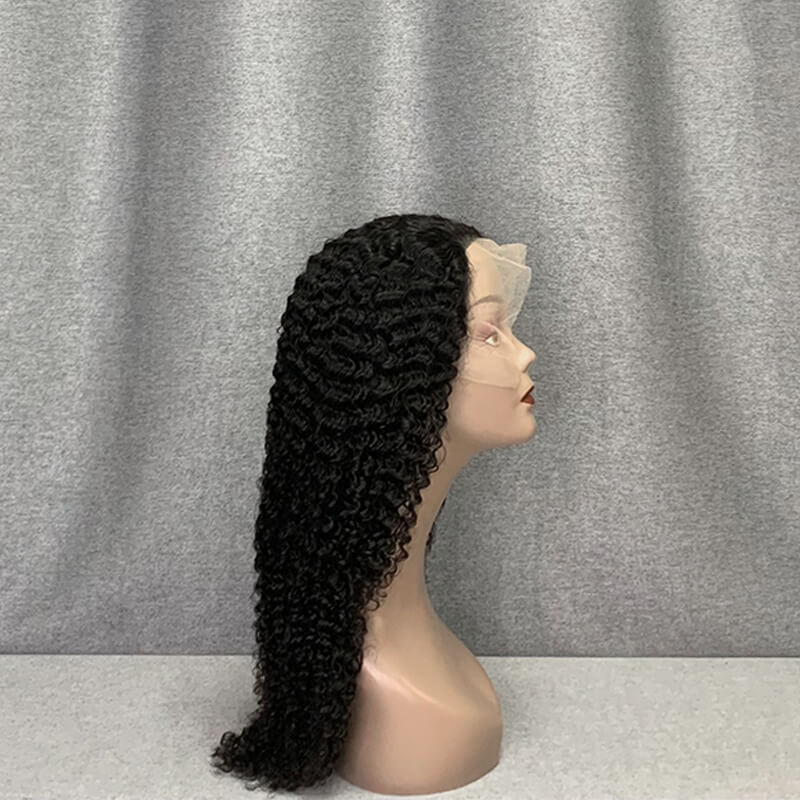 Kinky Curly Wig 22 Inch 13×4 Lace Frontal 100% Human Hair | Ross Pretty Hair