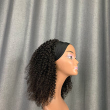 Load image into Gallery viewer, Kinky Curly High Density 200% Full Head Wig Thick Hair Headband Hair Wig
