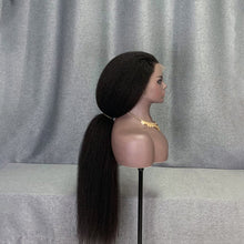 Load image into Gallery viewer, Flawlessly Natural: Kinky Straight HD Lace Wig for Effortlessly Chic Style
