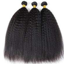 Load image into Gallery viewer, Peruvian Kinky Straight Hair 3 Bundles 100% Real Human Hair

