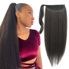 Load image into Gallery viewer, Tether Ponytail Hair 100% Virgin Hair Weight 100 Grams
