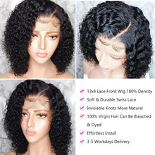Load image into Gallery viewer, Lace Front Bob Wig Short Curly Fashion Virgin Hair Style - Ross Pretty Hair Official
