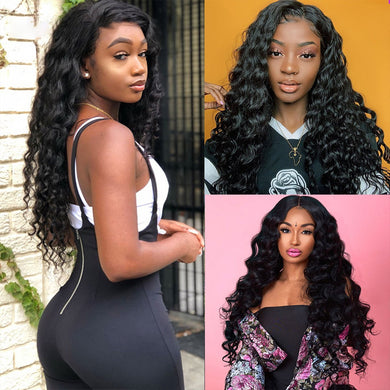 Loose Deep Hair 13×4 Lace Front Wigs 