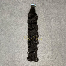 Load image into Gallery viewer, #1b Natural Wave Tape In Human Hair Extensions 20 Pieces/ Pack
