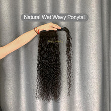 Load image into Gallery viewer, Ponytail Hair Straight/ Body Wave/ Natural Wave/ Jerry Curly/ Kinky Straight 100% Human Hair
