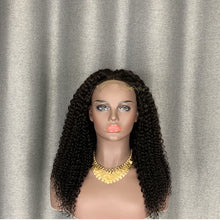 Load image into Gallery viewer, 18 Inch Curly Virgin Hair 4×4 Lace Wig | Custom Wig

