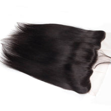 Load image into Gallery viewer, Straight Brazilian 3 Bundles With 13X4 Frontal Human Hair

