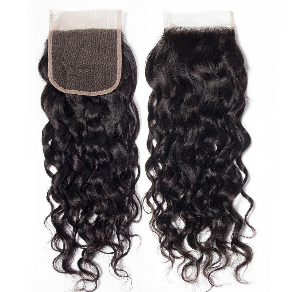 Water Wave Lace Closure Hair Weave Wet And Wavy Closure Extensions - Ross Pretty Hair Official